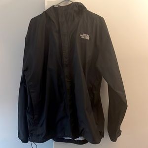 The North Face Men’s Lightweight Rain Jacket Shell | Black | Size XL